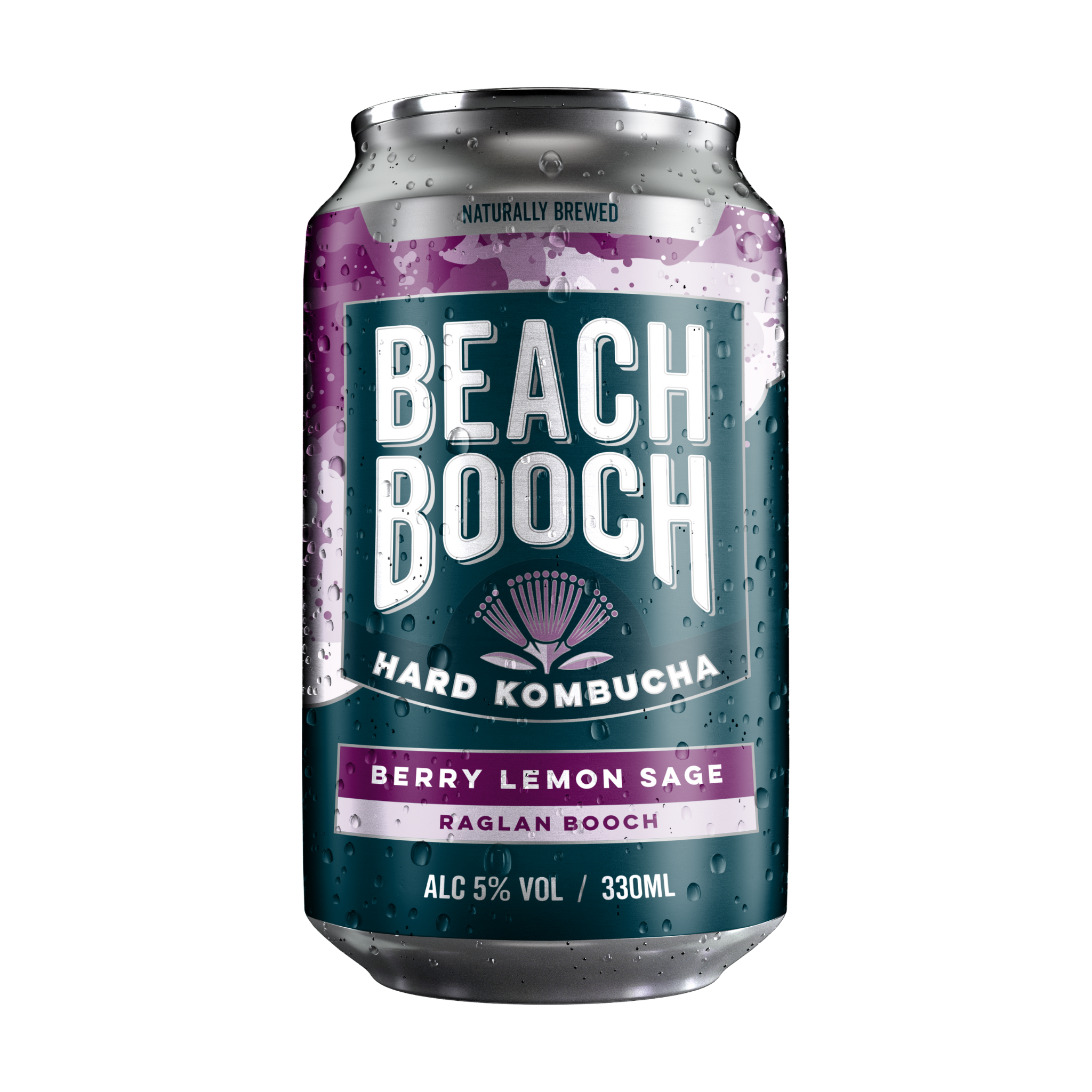 Beach Booch Raglan Booch berry lemon sage alcoholic kombucha